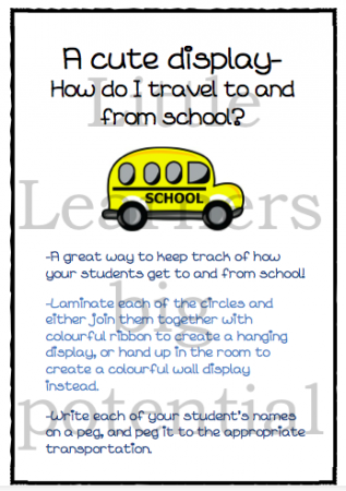 How do I travel to school?